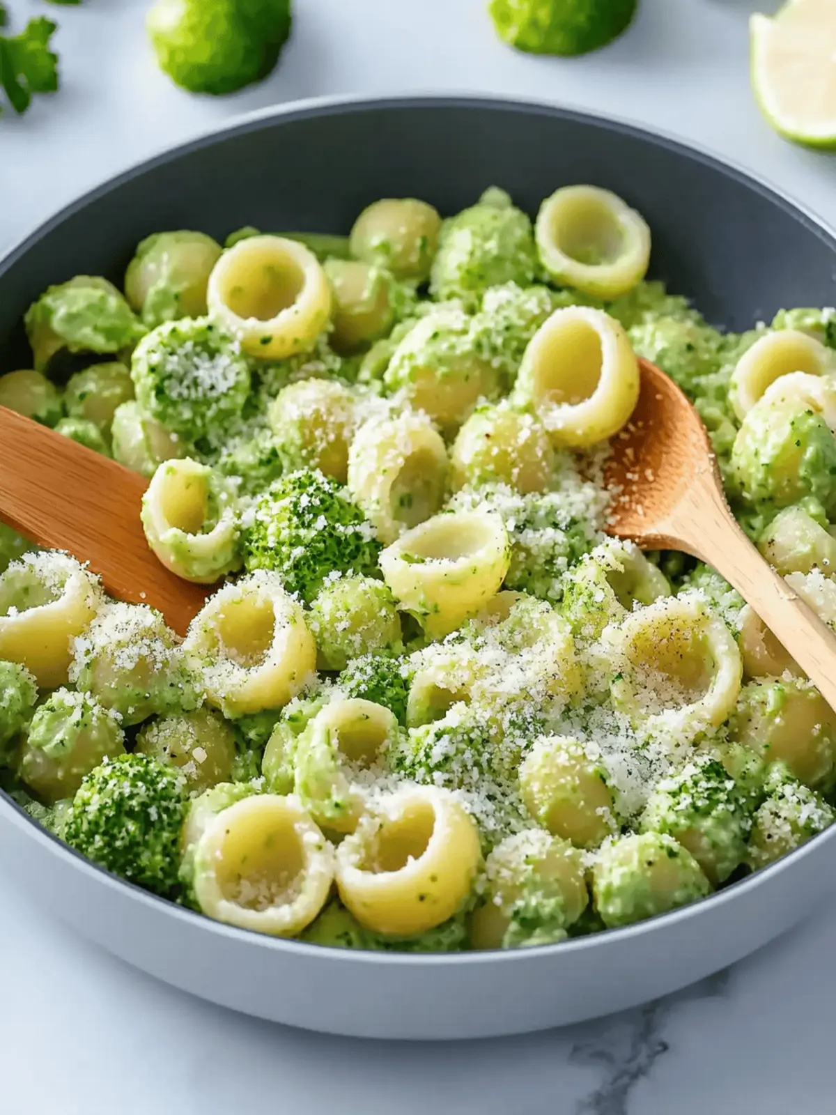 Licht und gesund Brokkoli Pasta