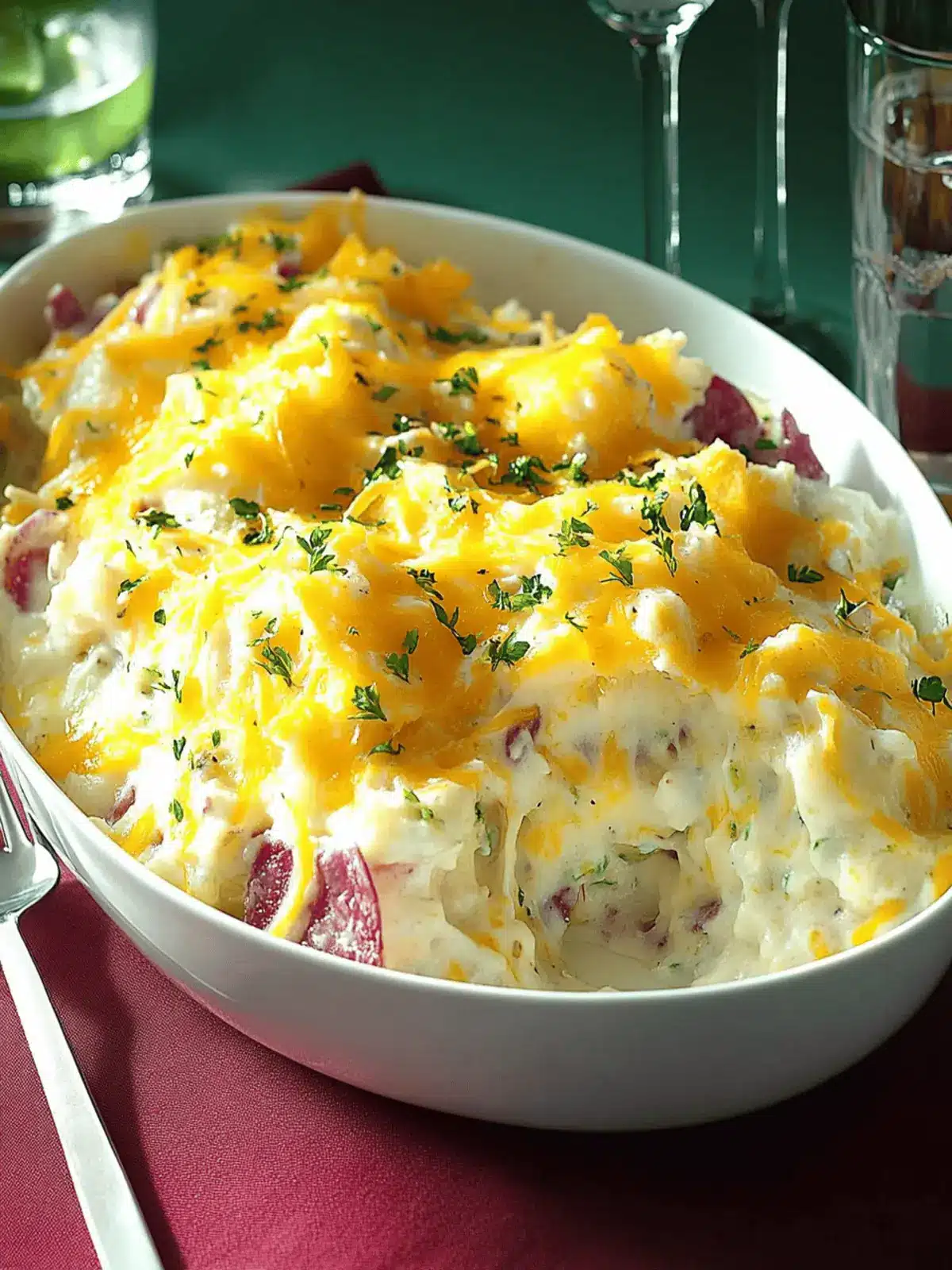 Beladene zerdrückte Kartoffeln für den perfekten Comfort Food 3 Beladene zerdrückte Kartoffeln