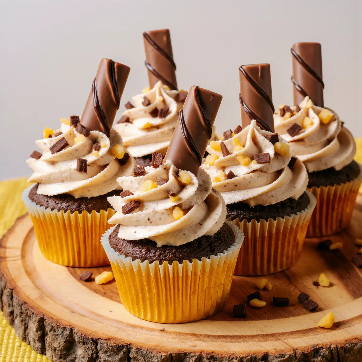 Schokoladen Kinder Bueno Muffins für Naschkatzen 3 Schokoladen Kinder Bueno Muffins für Naschkatzen