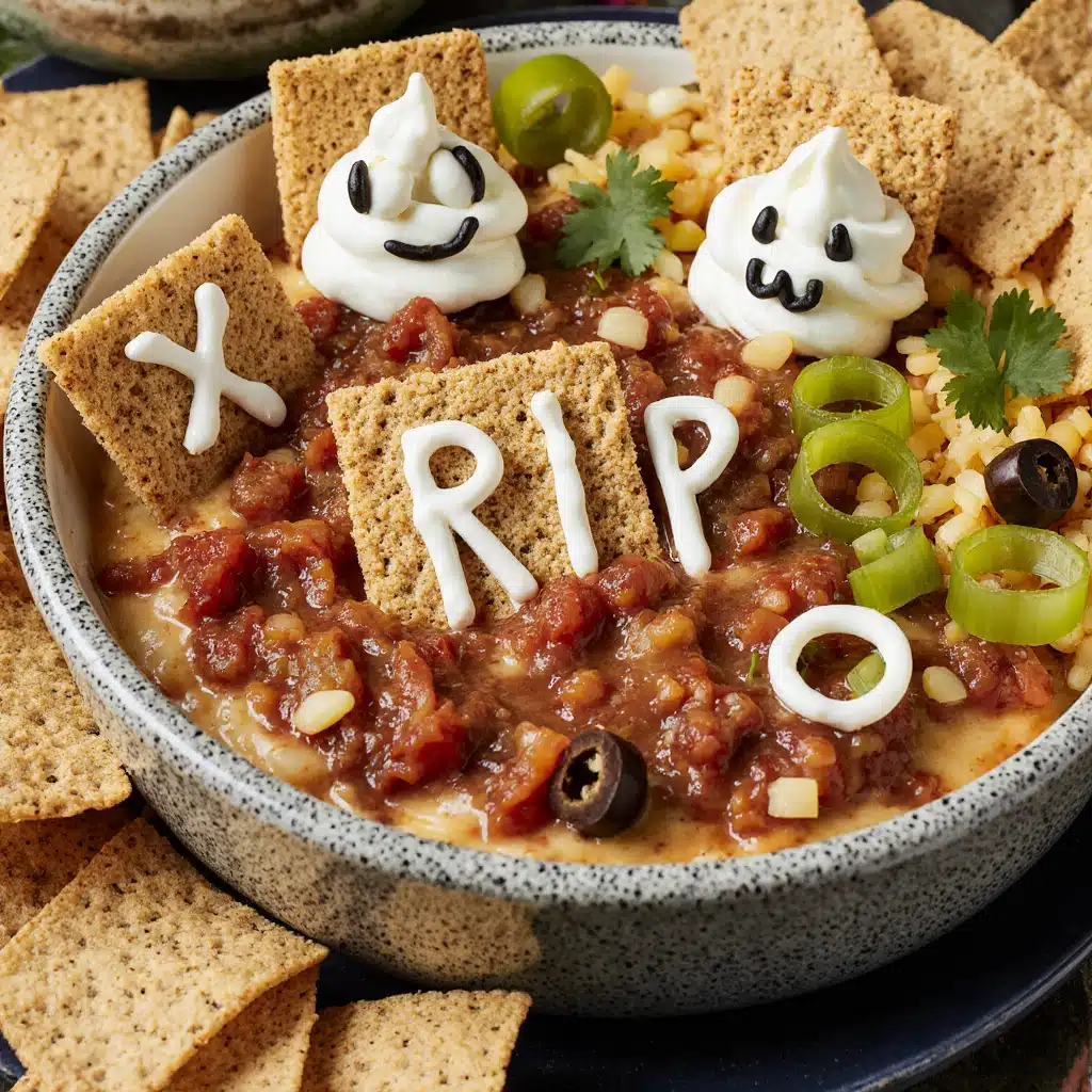 Taco Dip Grabinsel für spooky Halloween-Partys