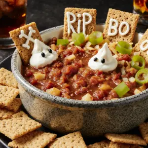 Taco Dip Grabinsel für spooky Halloween-Partys
