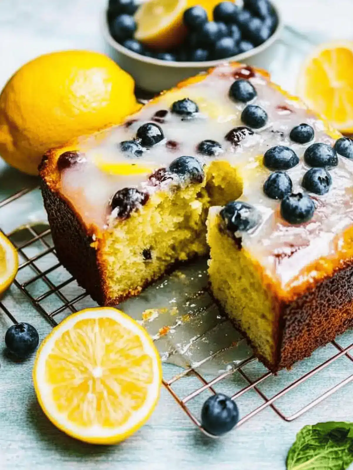 Saftiges Blaubeer Zitronen Brot für den Sommer 3 Blaubeer Zitronen Brot