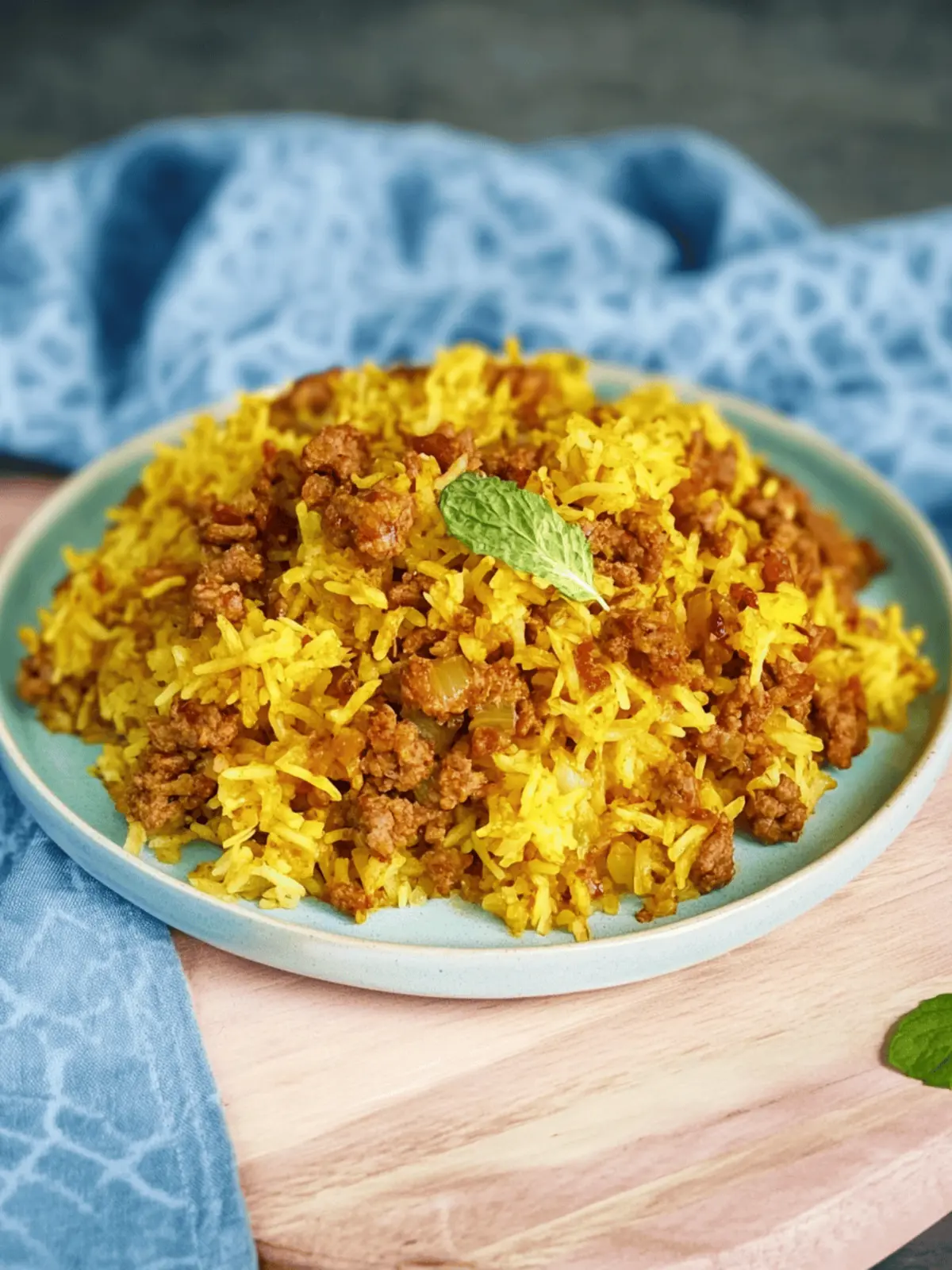 Curryreis mit Hackfleisch