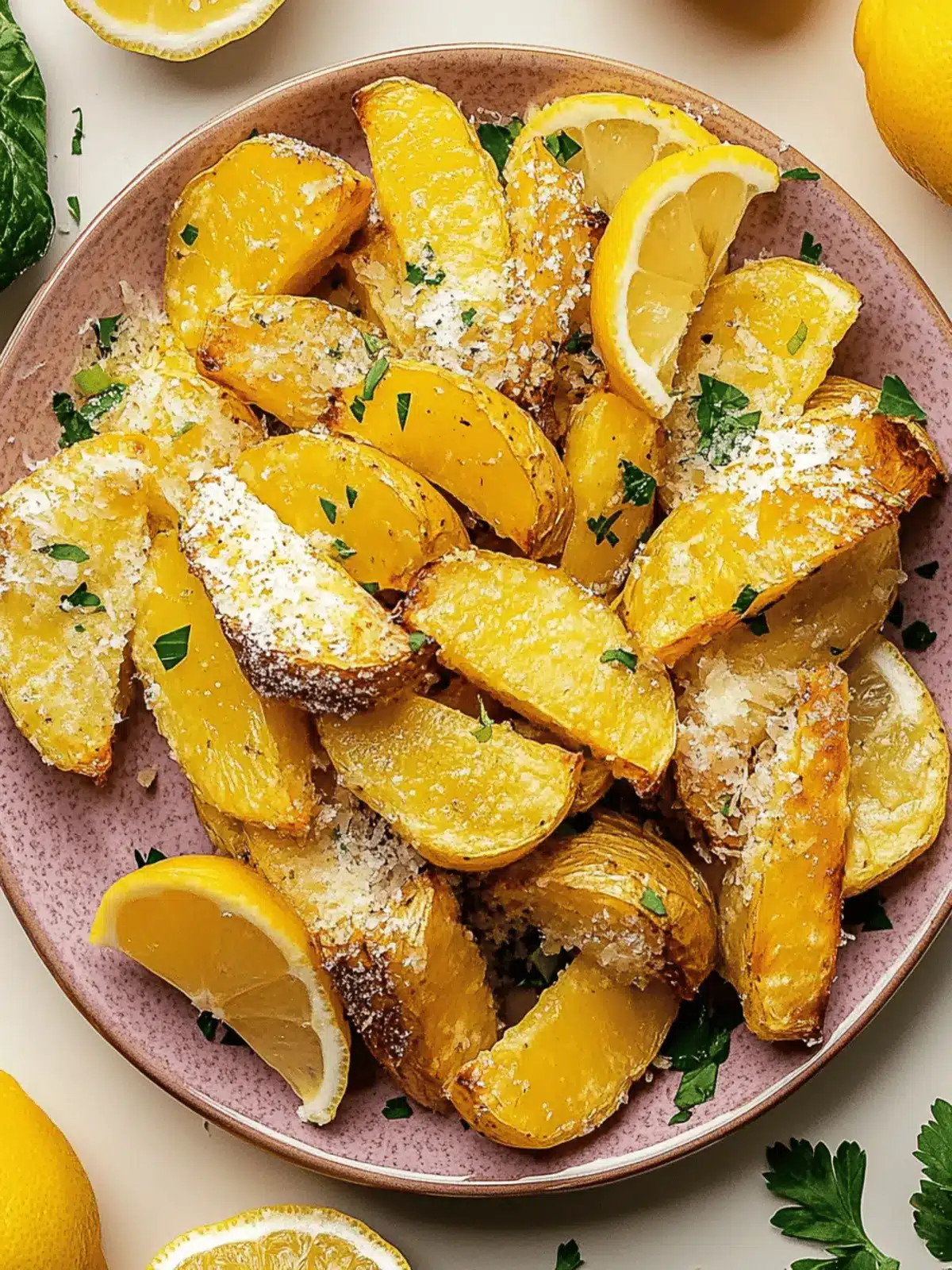 Zitronen Parmesan Kartoffeln: Ein einfaches Genussrezept 3 Zitronen Parmesan Kartoffeln