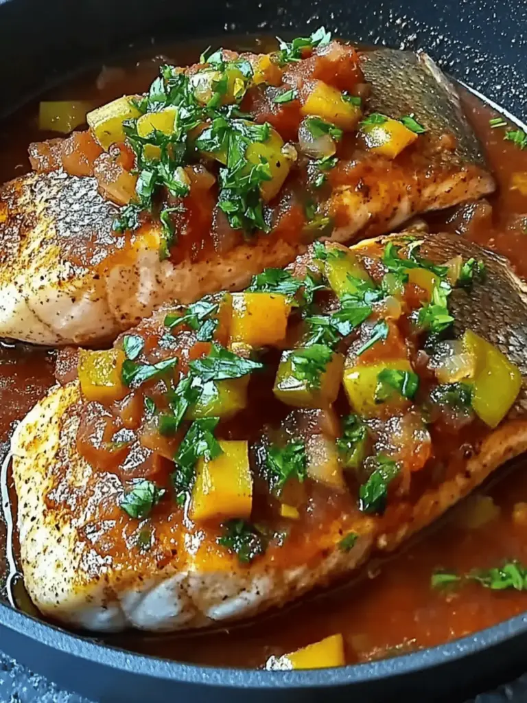 Marokkanischer Fisch in Soße