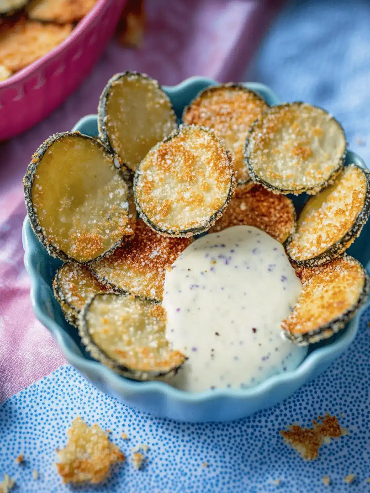 Zucchini-Chips im Airfryer