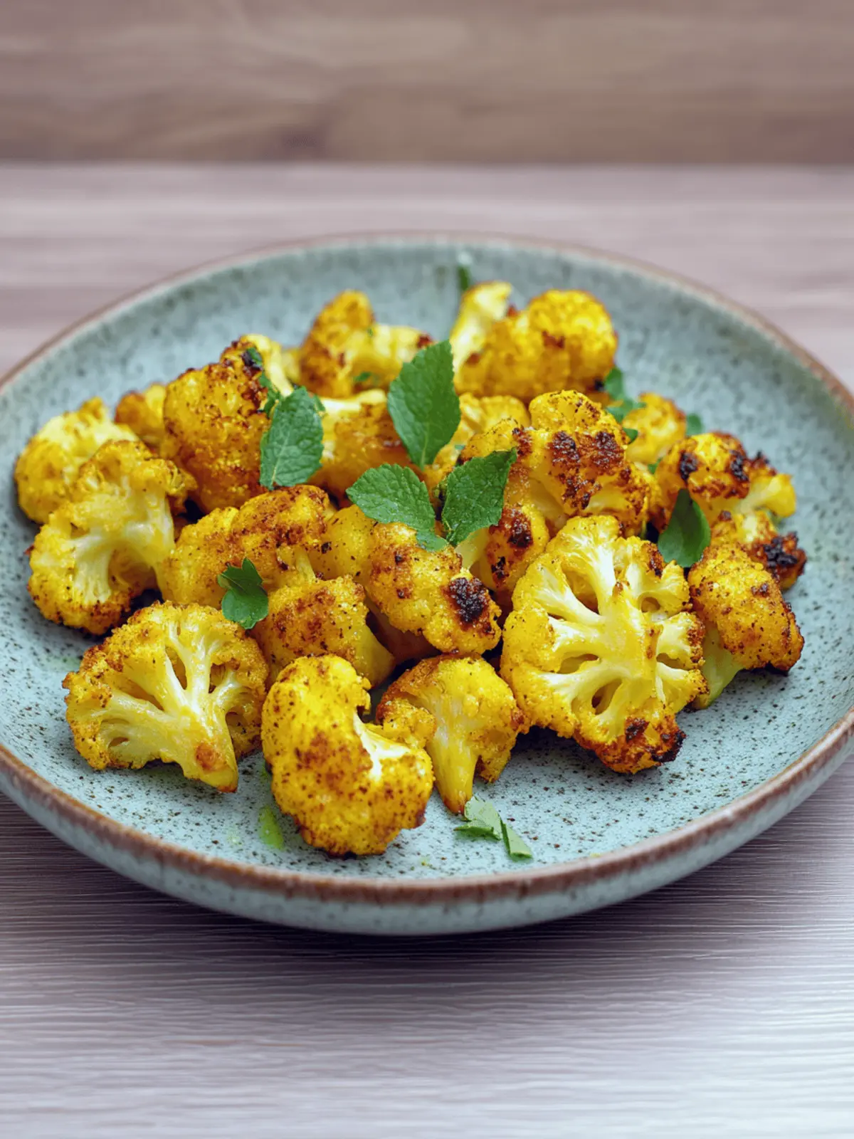Honig-Curry-Blumenkohl