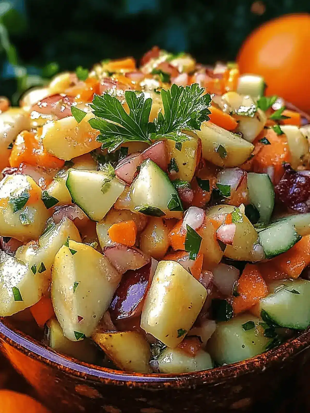 Herbst-Apfelsalat