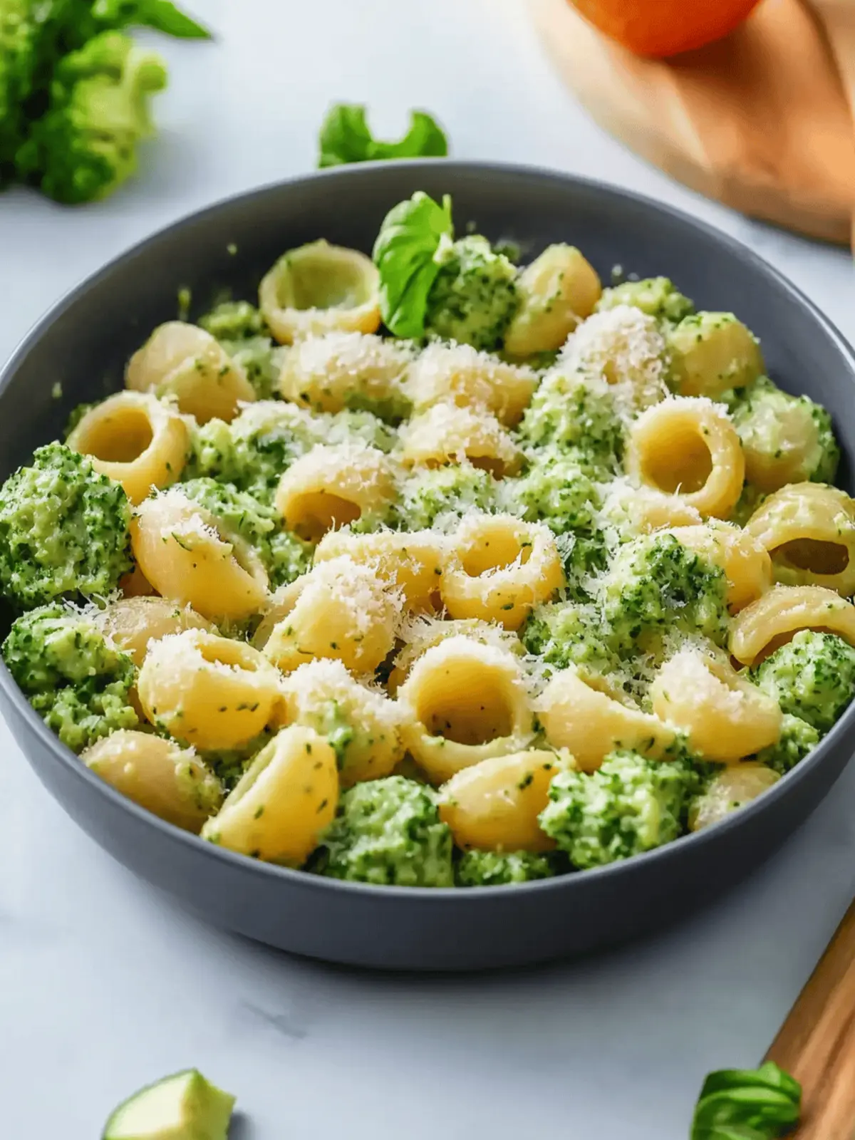 Licht und gesund Brokkoli Pasta