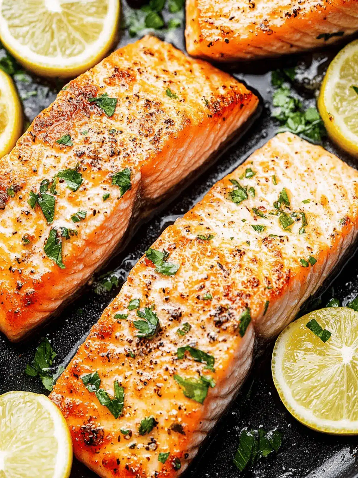 Knoblauchbutterlachs in 20 Minuten genießen 4 Knoblauchbutterlachs