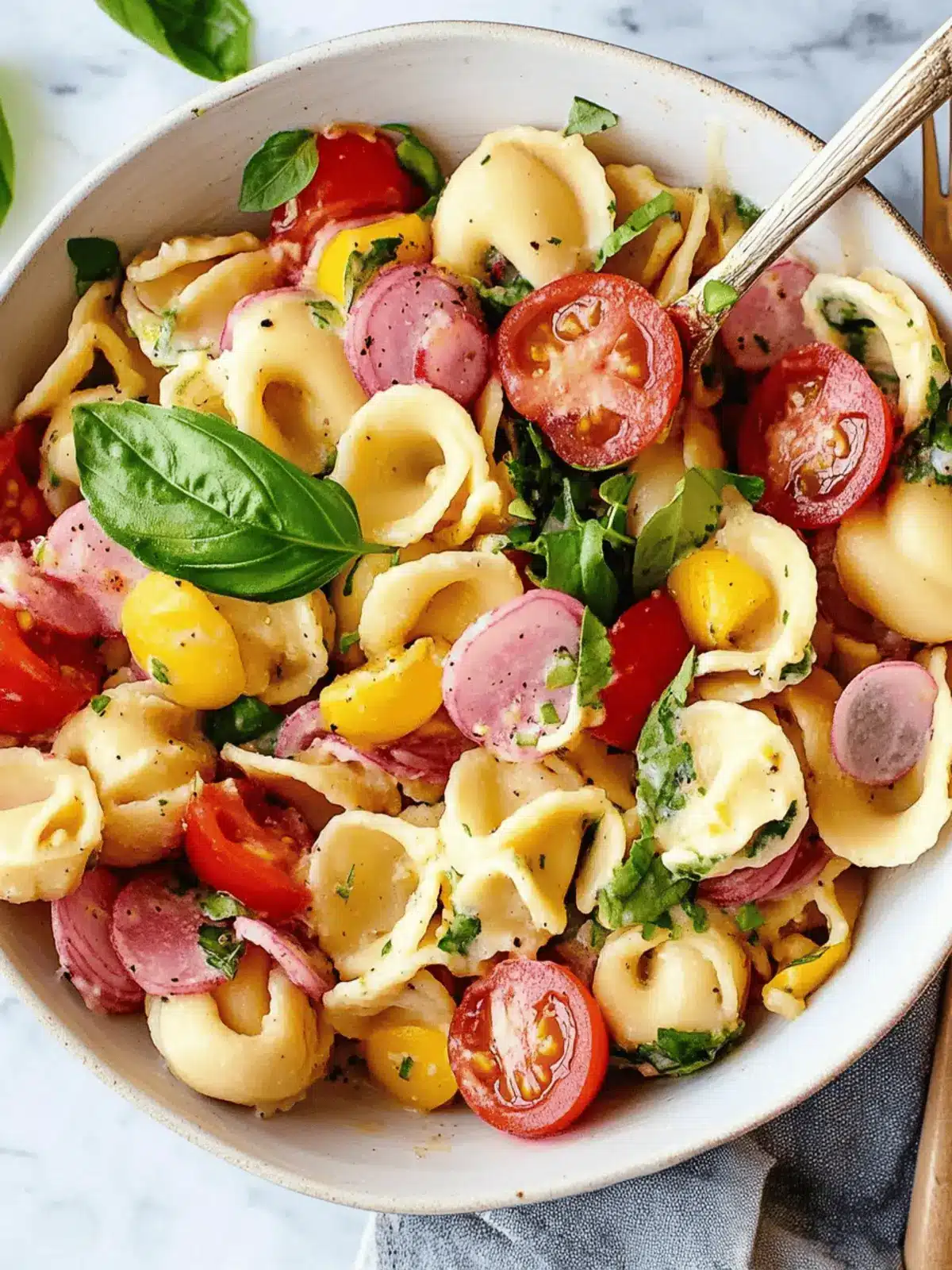 Frischer Tortellini-Salat für den perfekten Sommer! 3 Tortellini-Salat