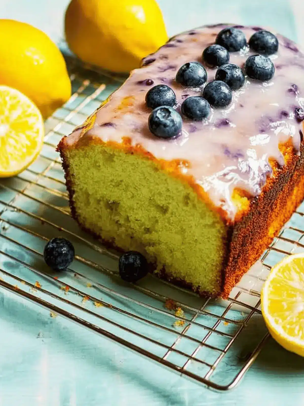 Saftiges Blaubeer Zitronen Brot für den Sommer 4 Blaubeer Zitronen Brot