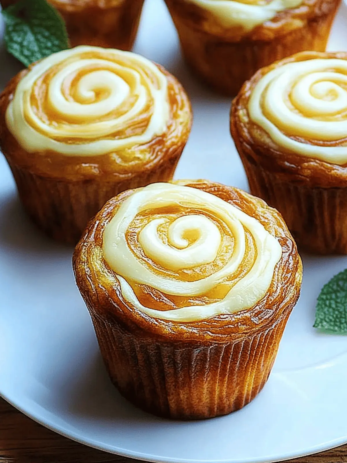 Kürbis Frischkäse Swirl Muffins