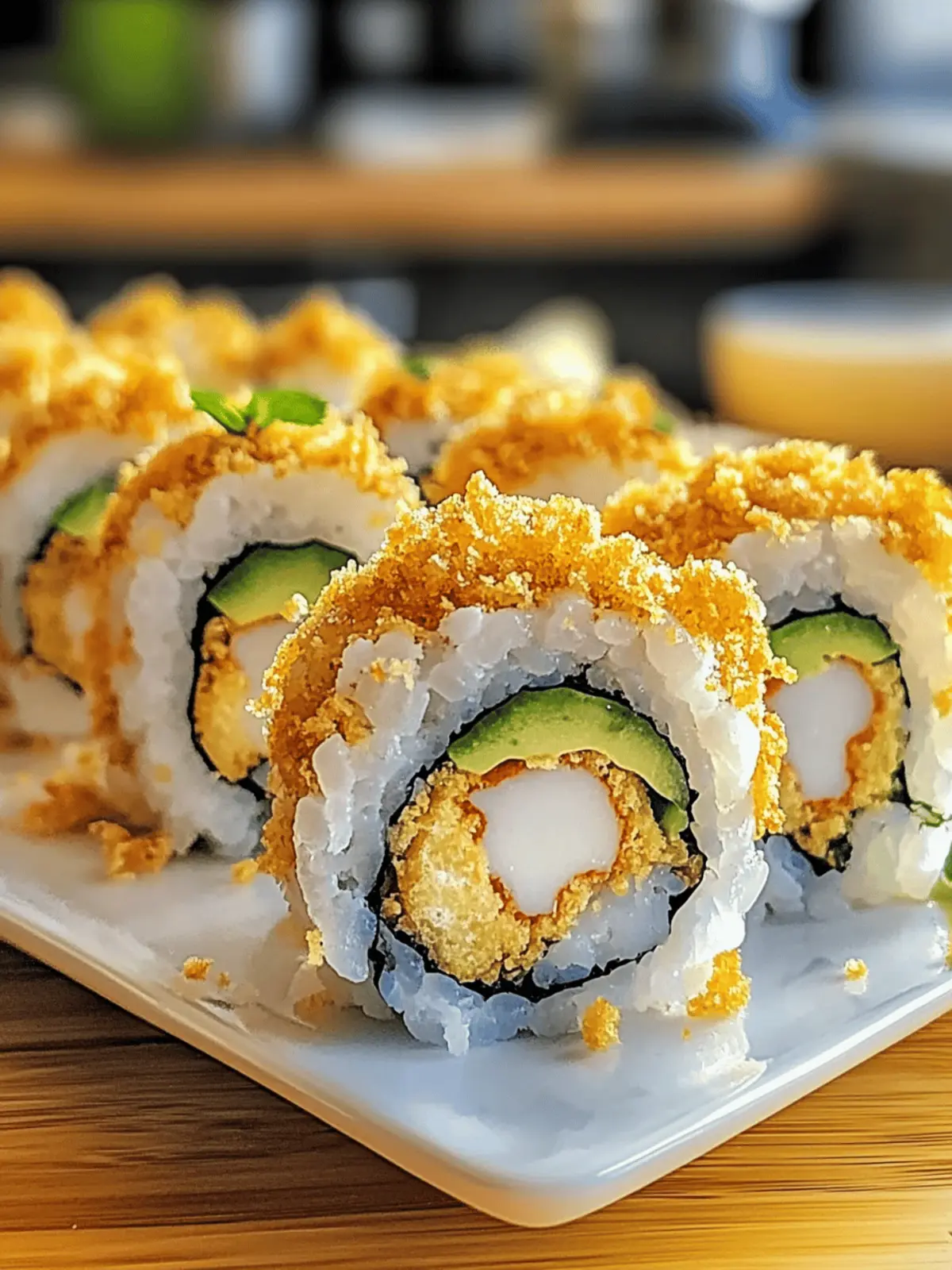 Unwiderstehlicher Crunchy Roll Sushi für Zuhause 2 Unwiderstehlicher Crunchy Roll Sushi