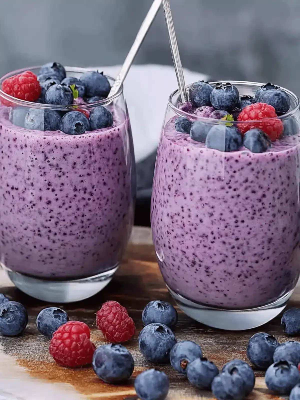 Blaubeere und grüner Tee Smoothie für frische Energie 3 Blaubeere und grüner Tee Smoothie