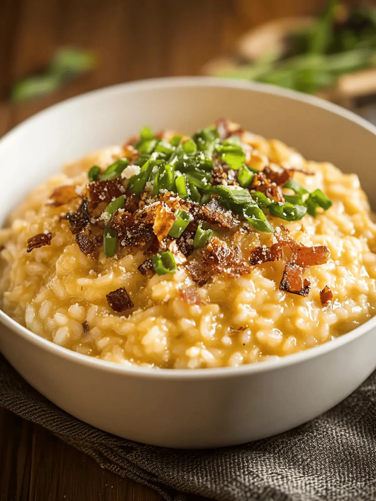 Unglaubliches Ultimatives Kürbisrisotto mit Speck & Parmesan