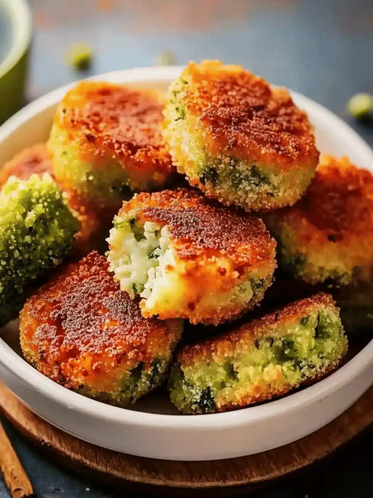 Brokkoli Käse Nuggets – Knuspriger Snack für alle 4 Brokkoli Käse Nuggets