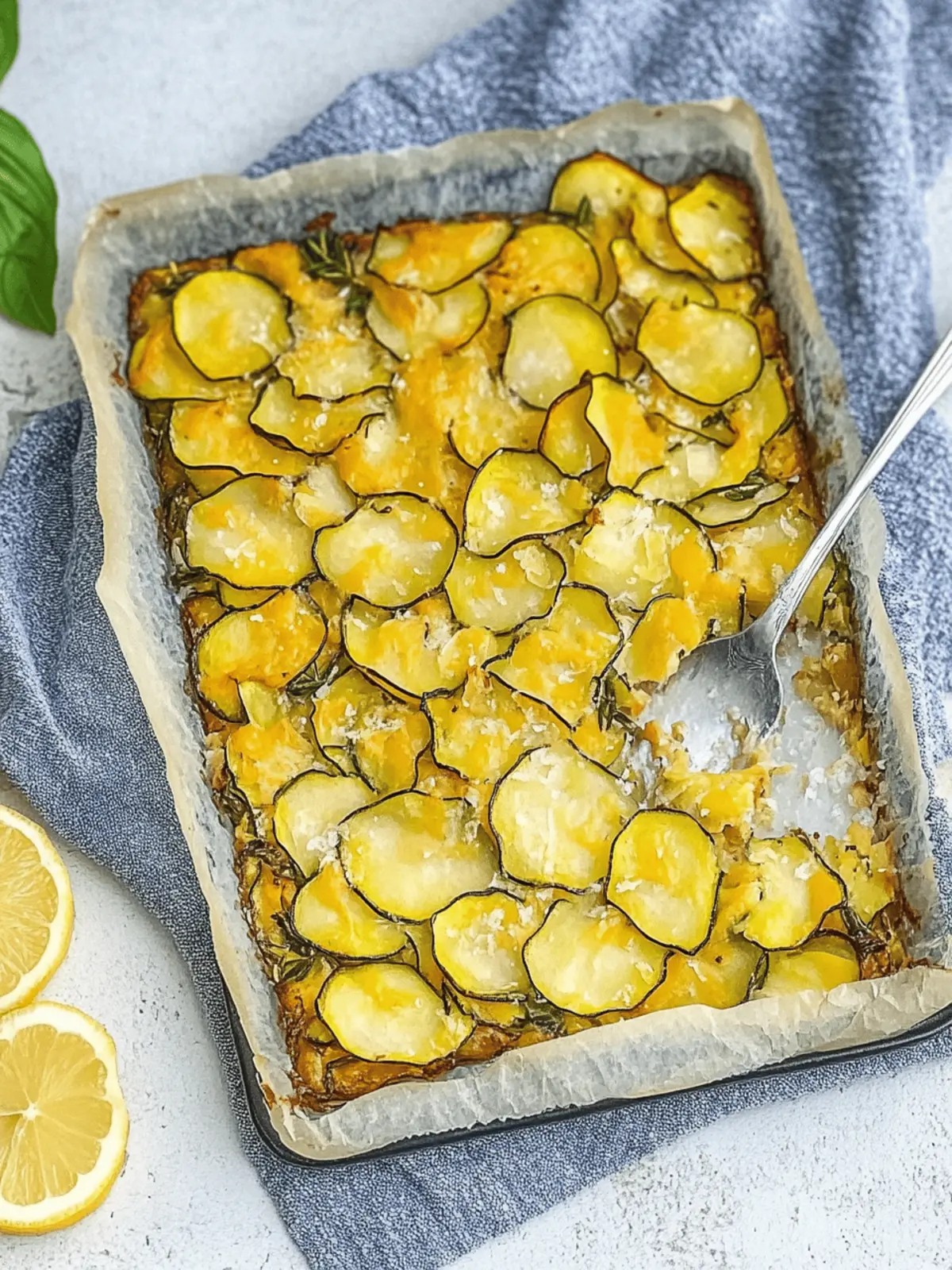 Köstliche Zucchini Scarpaccia