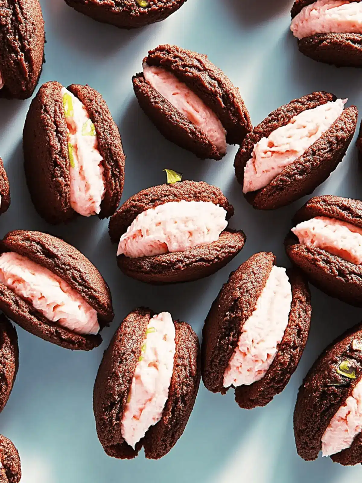 Zuckerstangen-Whoopie-Pies