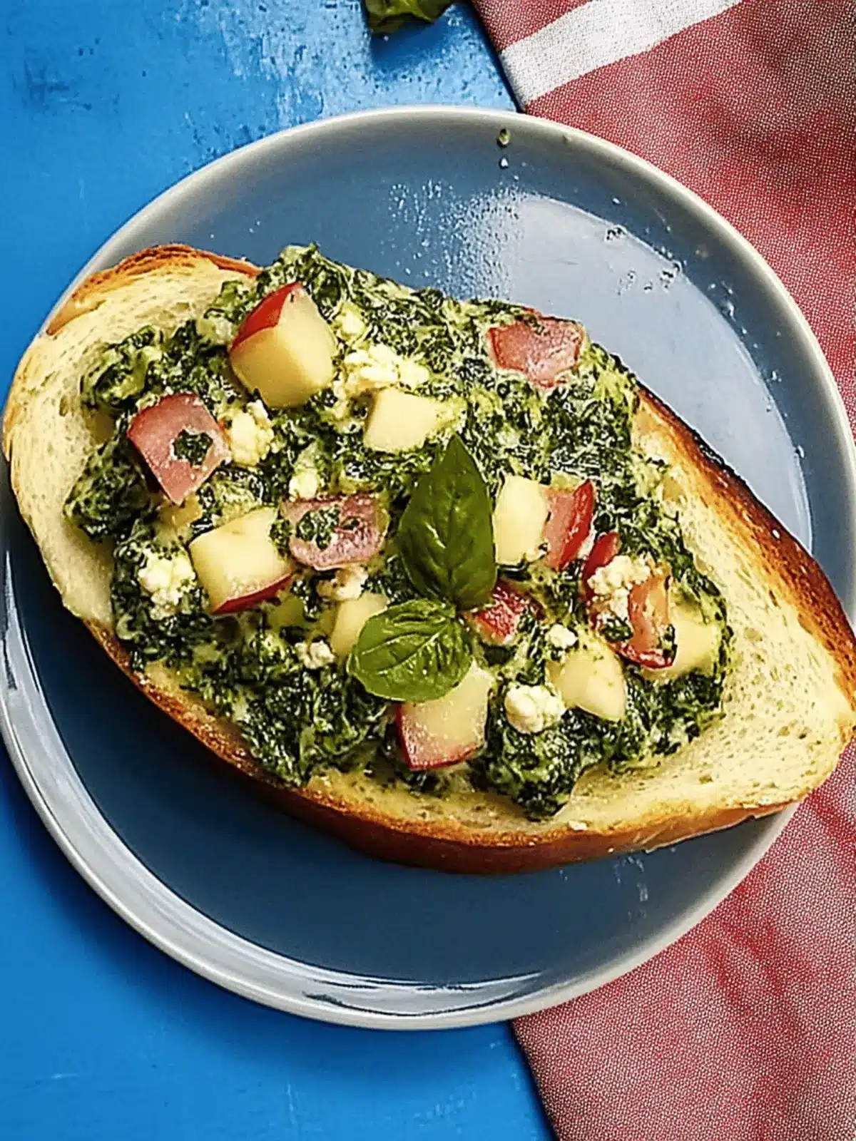 Laugenstangen mit Spinat und Feta: Knusprig lecker! 2 Laugenstangen mit Spinat und Feta