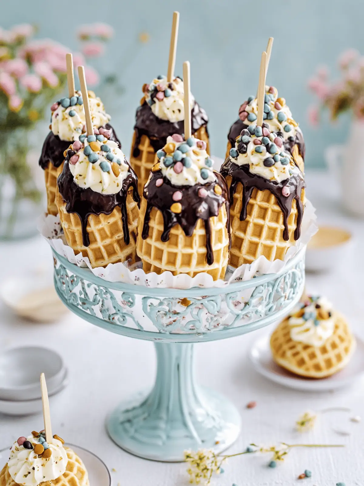 Kuchen im Waffelbecher: Ein süßer Genuss für Groß und Klein 2 Kuchen im Waffelbecher