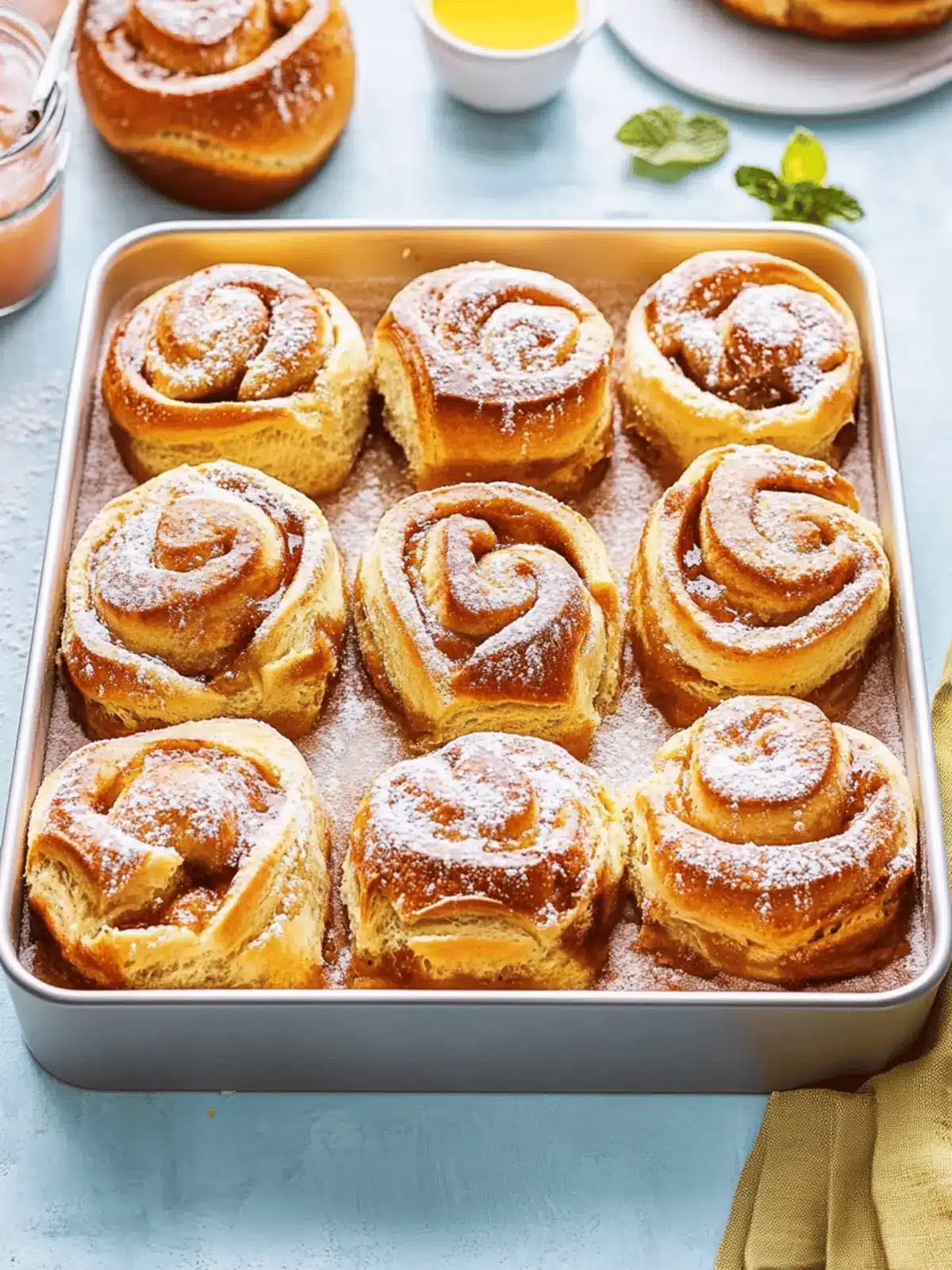 Fluffige Zimtschnecken