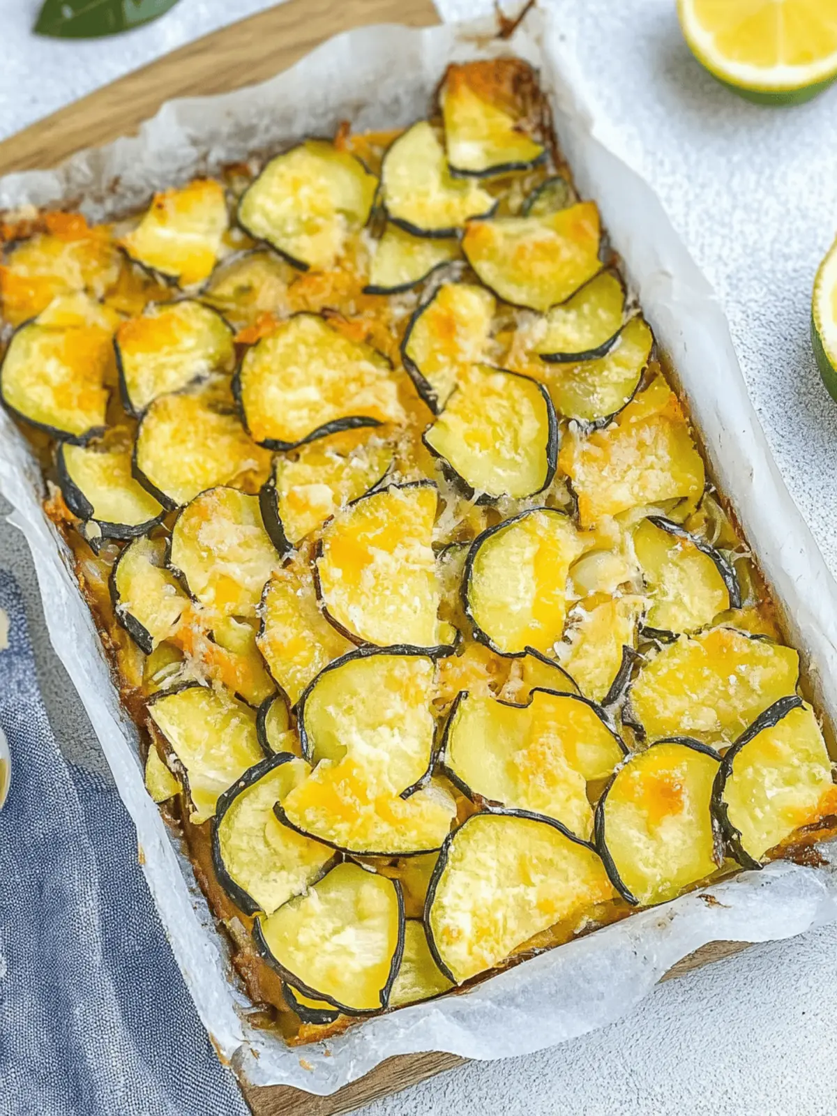 Köstliche Zucchini Scarpaccia