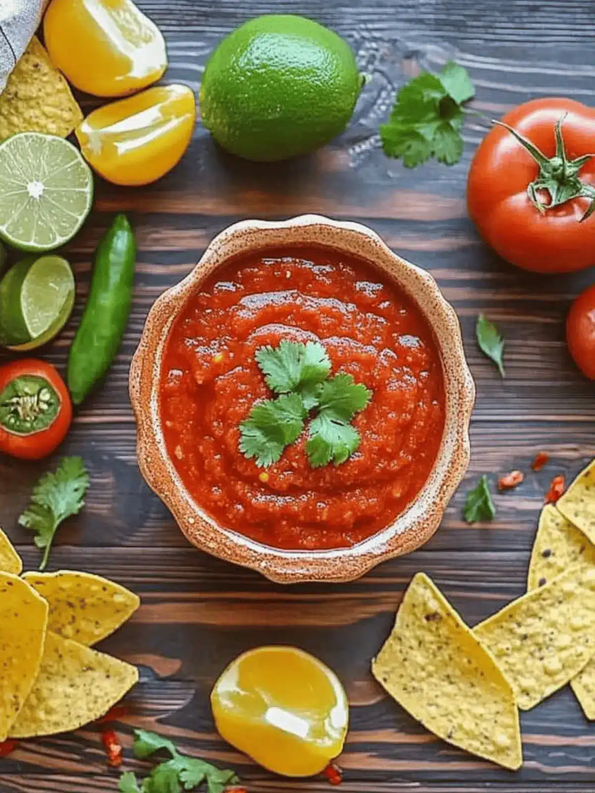 Salsa-Rezept mit frischem Gemüse