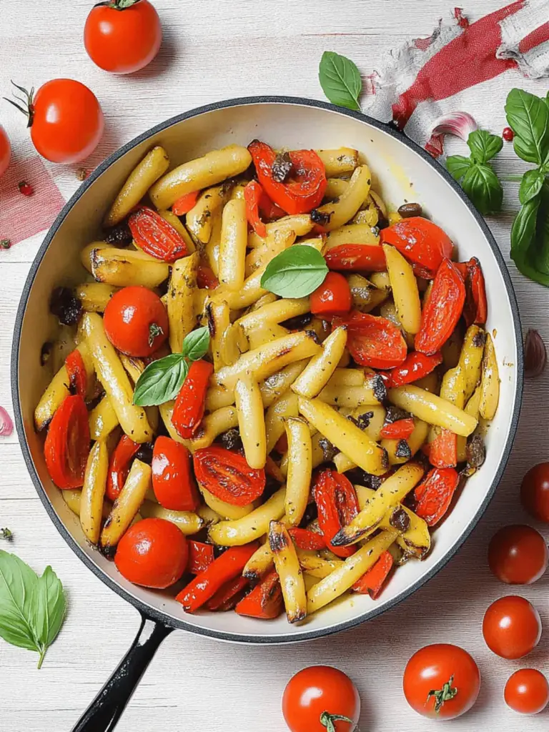 Fried kohlrabi in mediterraner Art