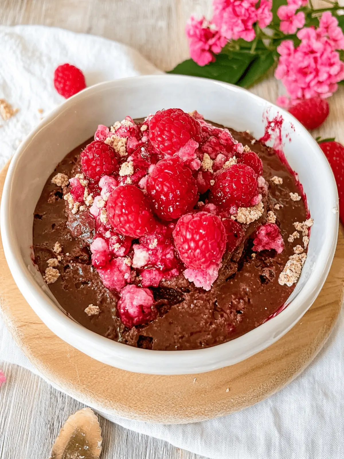 Vegane gebackene Haferflocken mit Himbeeren – Lecker & Gesund 3 Vegane gebackene Haferflocken mit Himbeeren