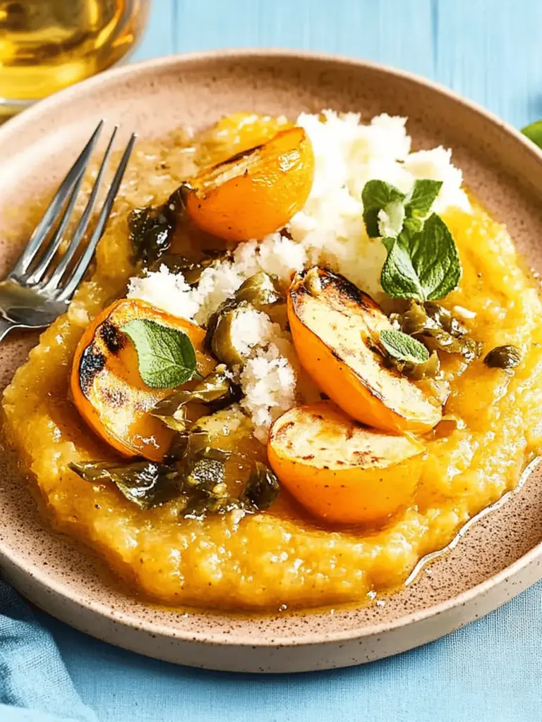 Kürbis Polenta