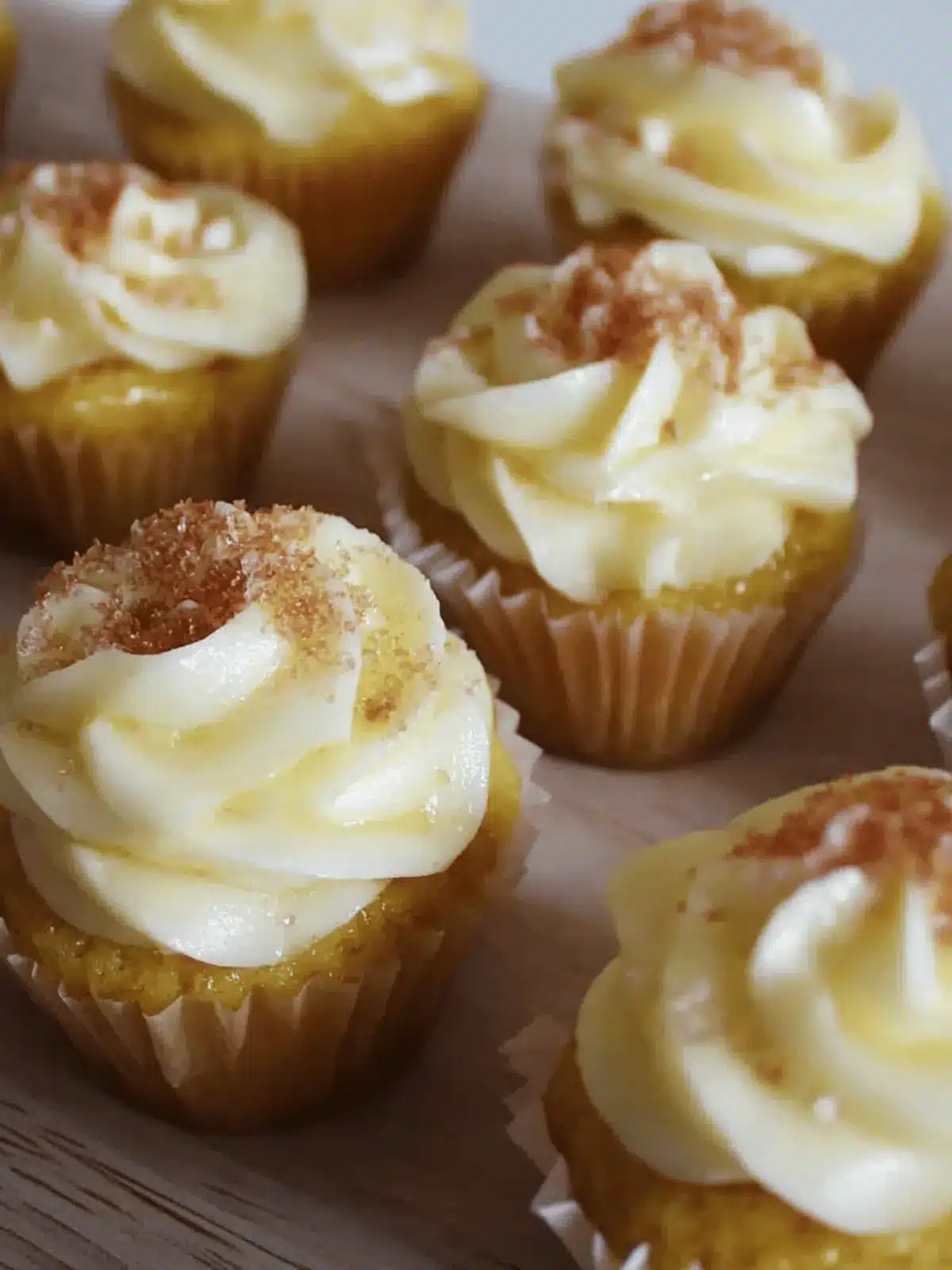 Kürbis Cupcakes mit cremigem Frischkäse-Topping 2 Kürbis Cupcakes