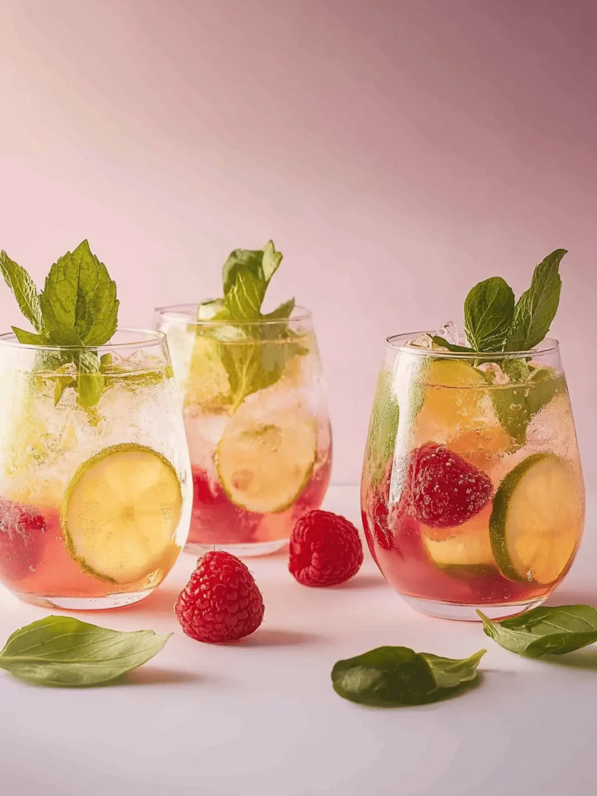 Himbeer-Limette Gin Tonic