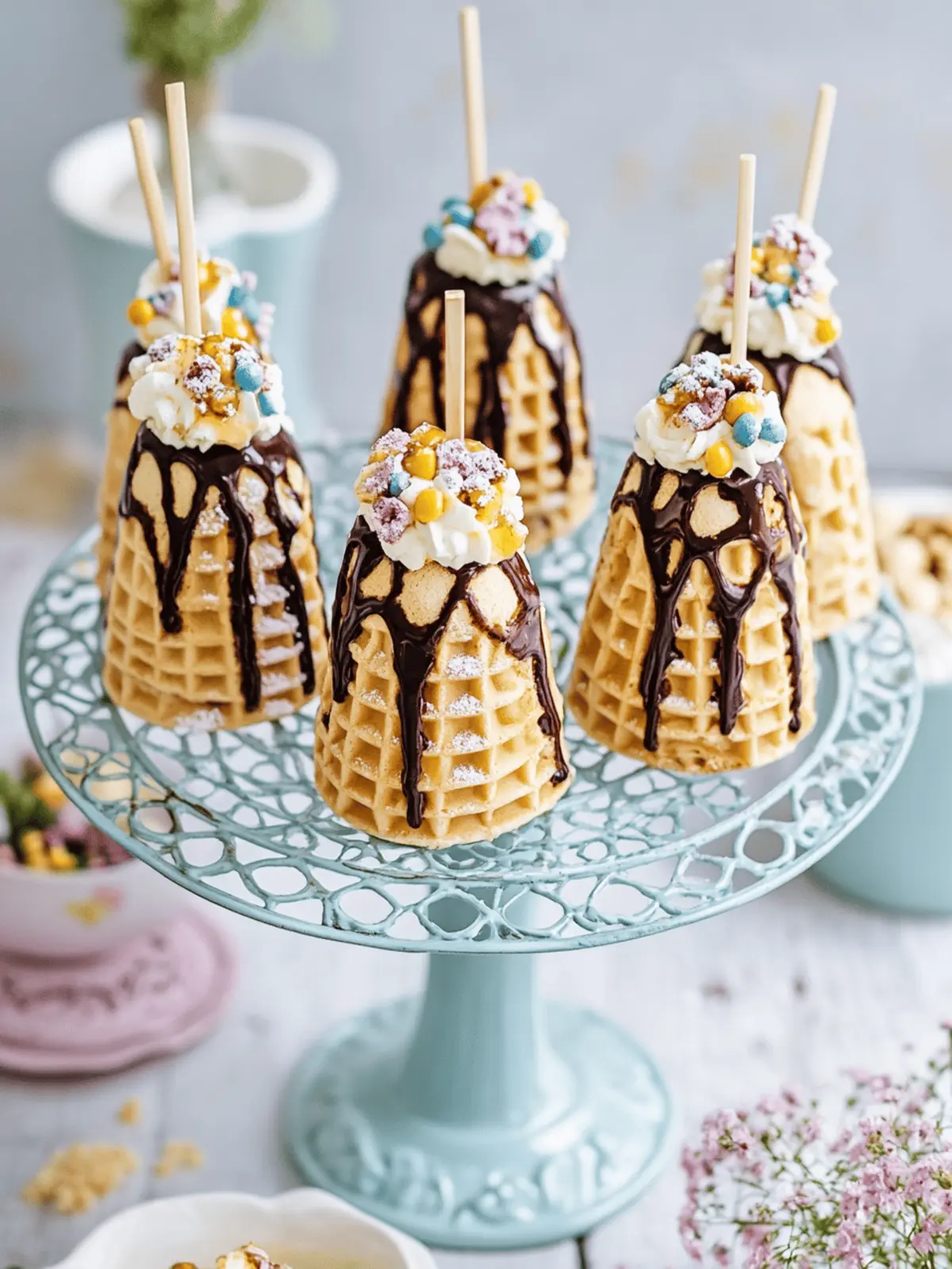 Kuchen im Waffelbecher: Ein süßer Genuss für Groß und Klein 3 Kuchen im Waffelbecher