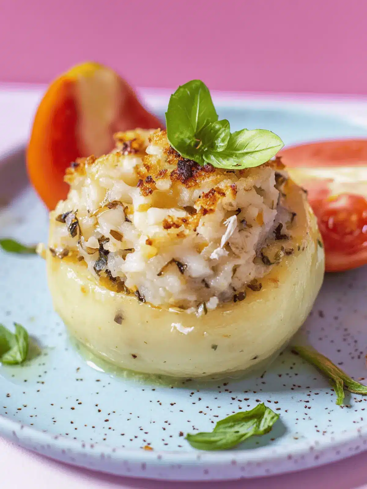 Gefüllte Kohlrabi low carb
