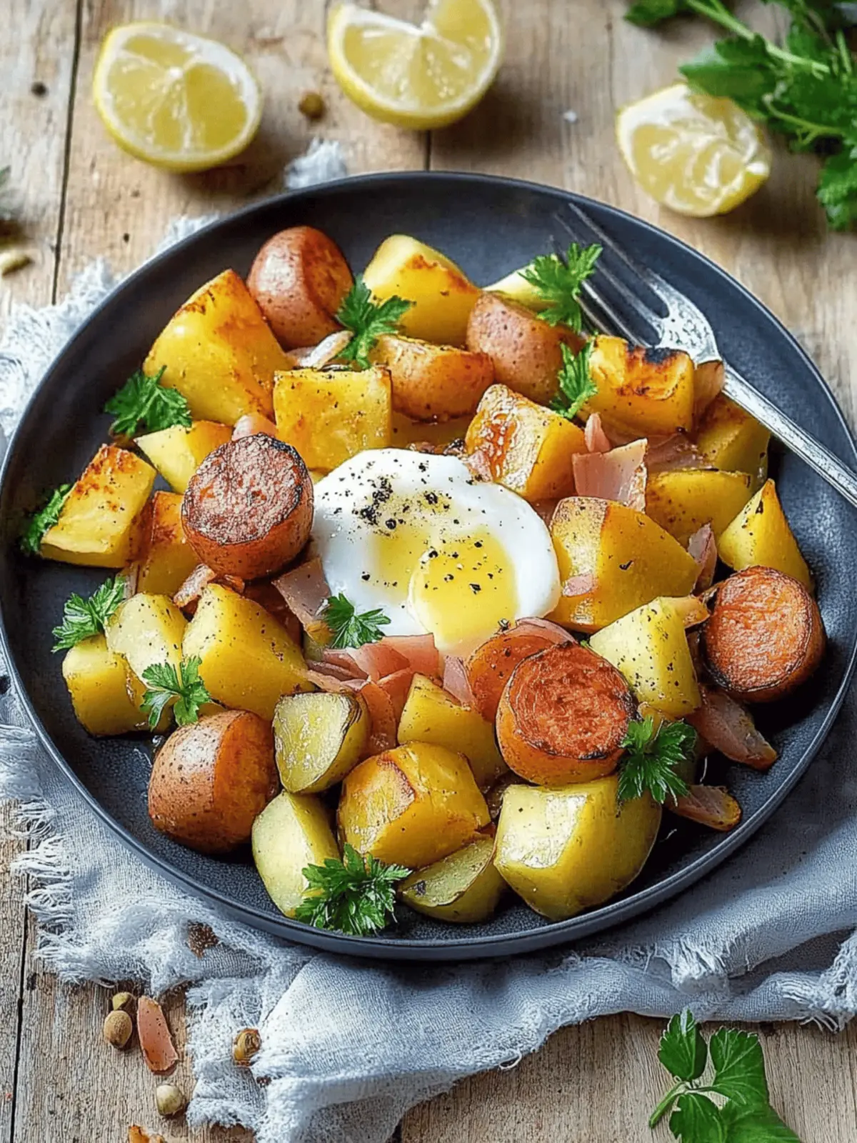 Kartoffel-Leberkäse-Pfanne