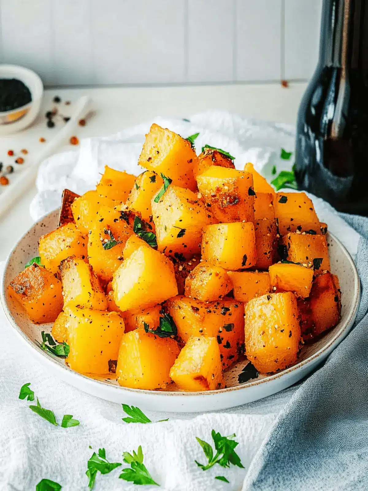 Gebackener Kürbis aus dem Airfryer