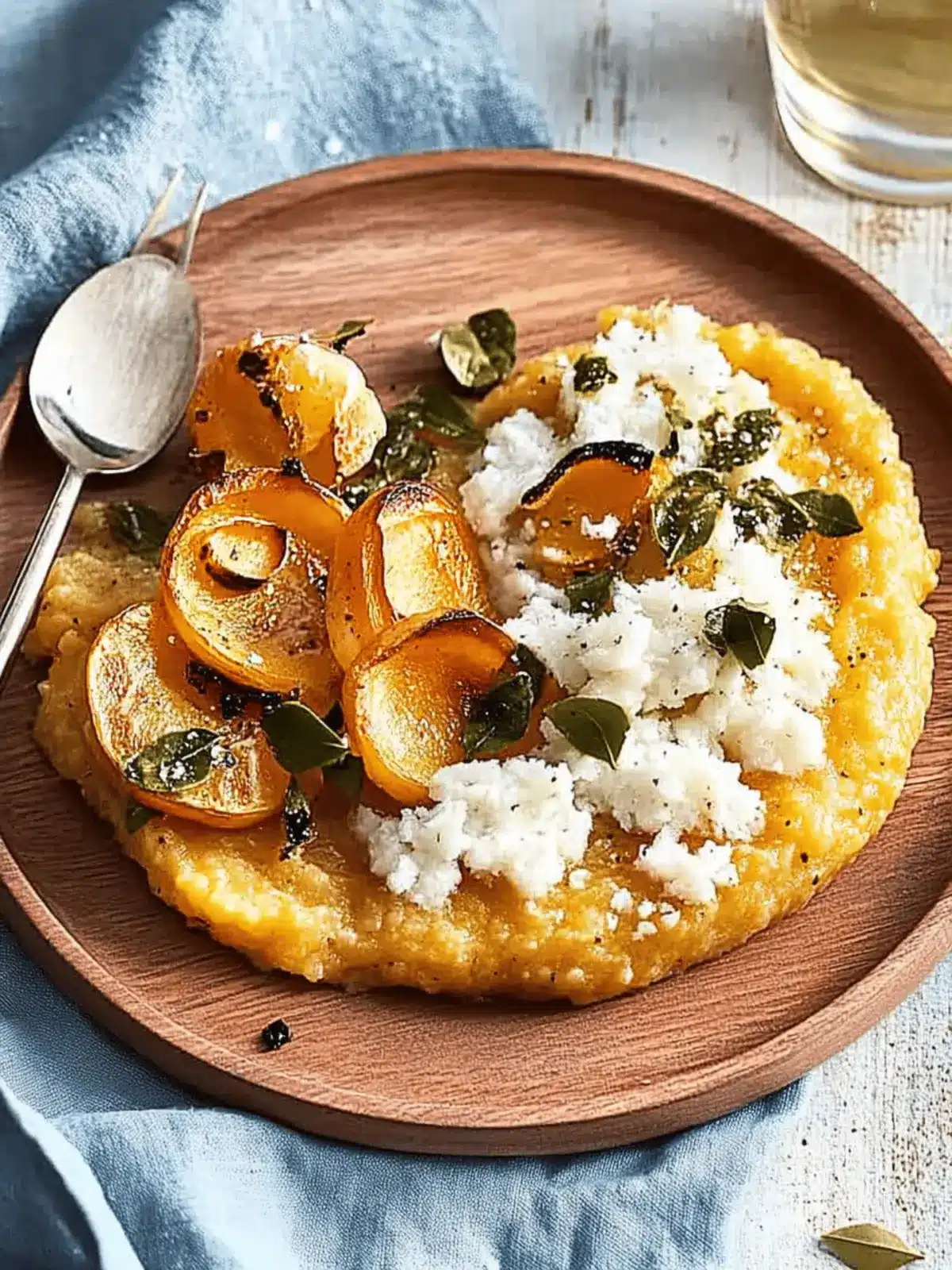 Kürbis Polenta