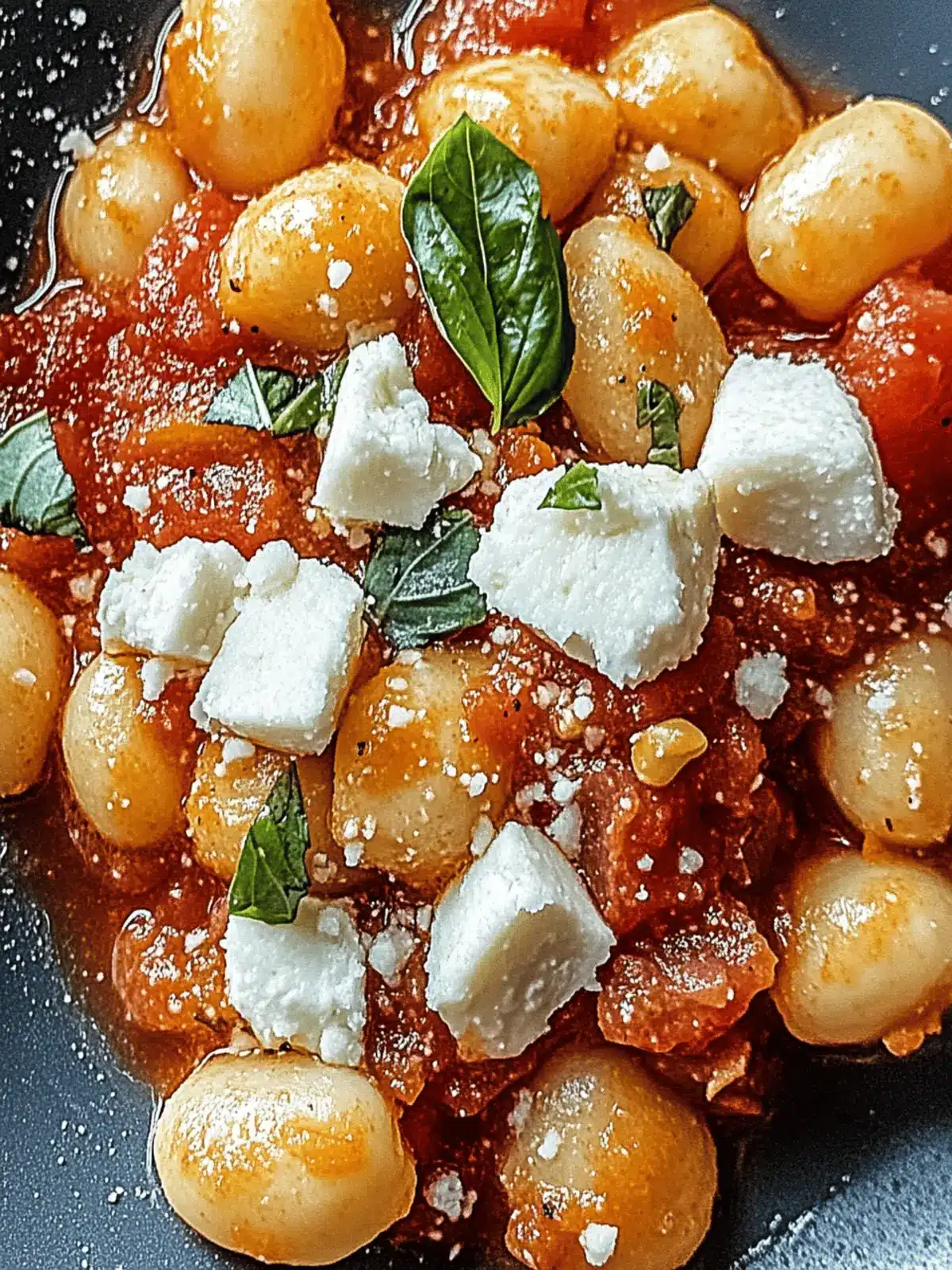 Ein Topf Gnocchi mit Hackfleisch & Feta