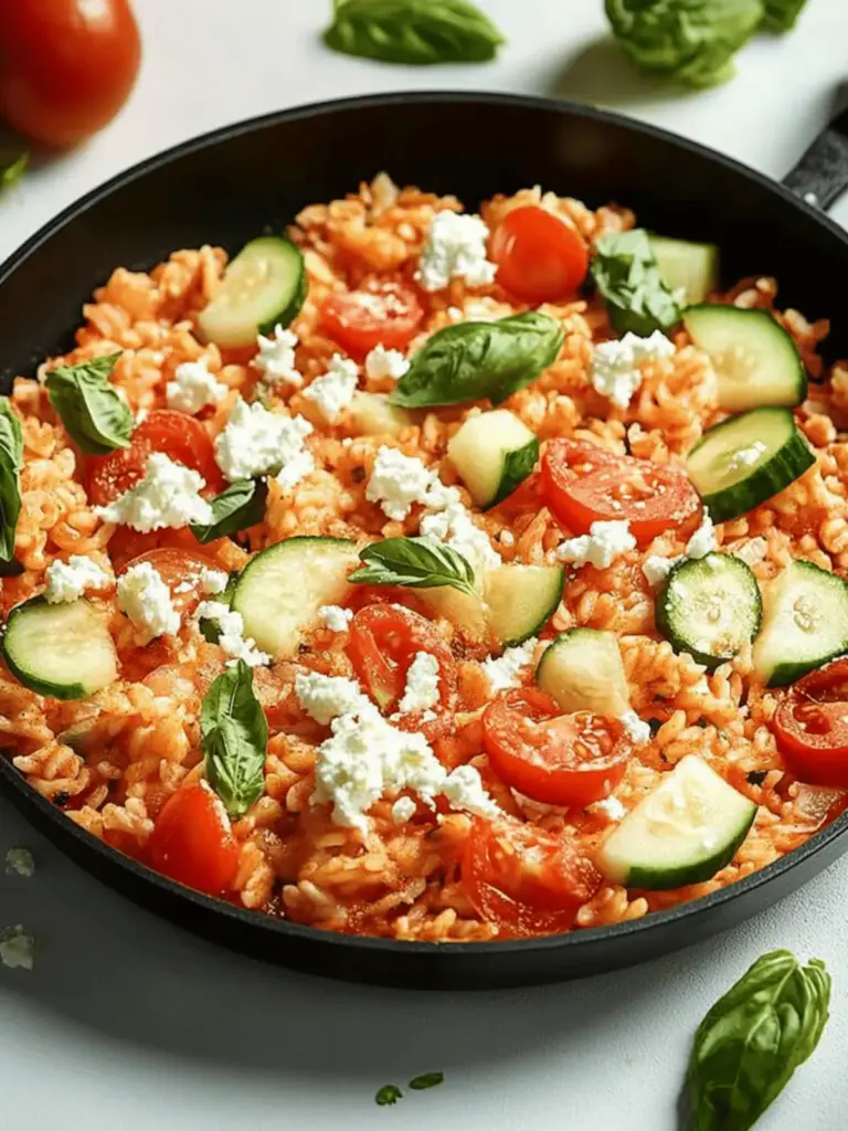 Zucchini Reis Pfanne