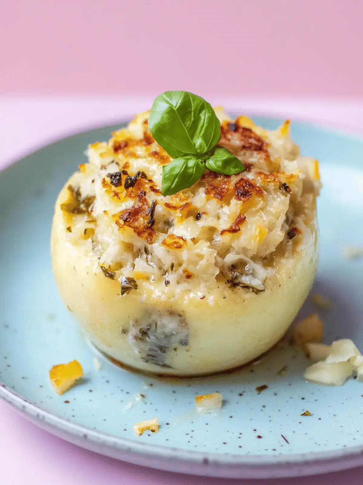 Gefüllte Kohlrabi low carb
