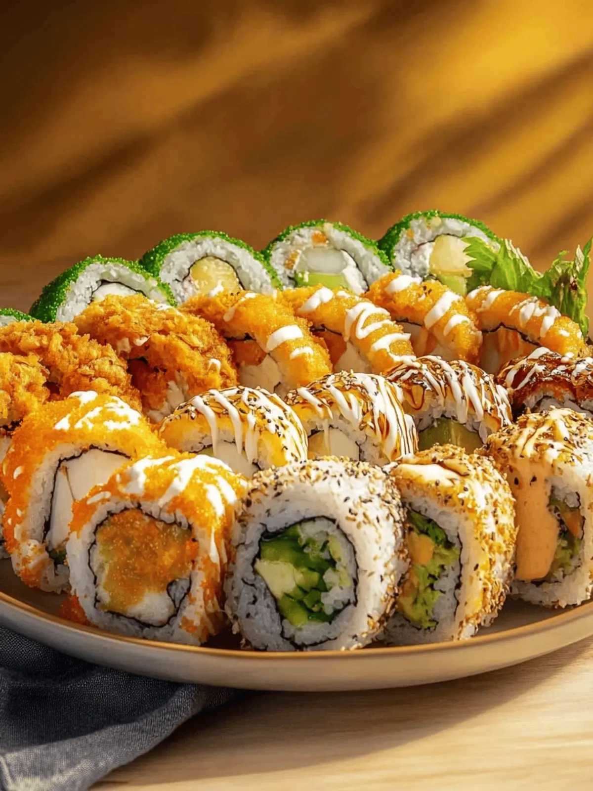 Knusprige frittierte Sushi Rollen leicht gemacht 2 Knusprige frittierte Sushi Rollen