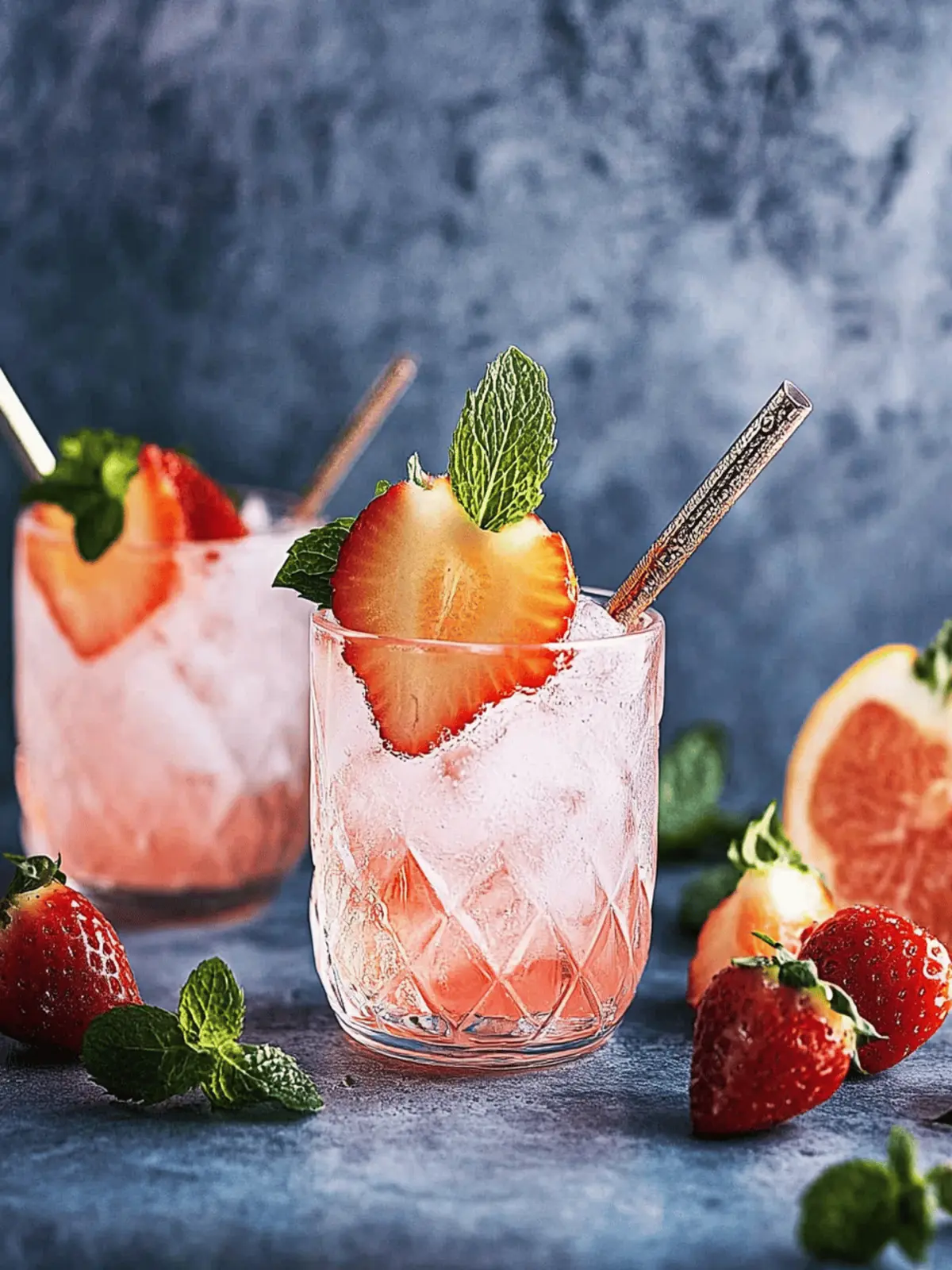 Erdbeer-Mojito Cocktail