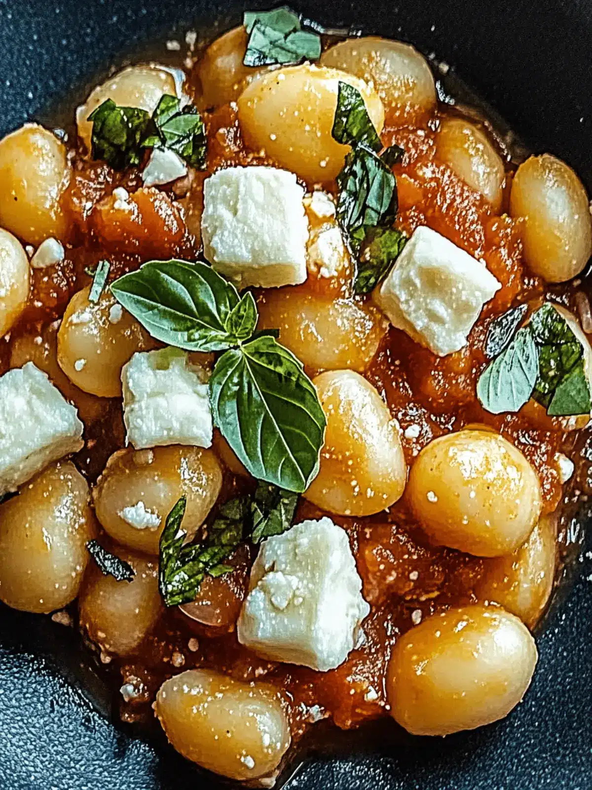 Ein Topf Gnocchi mit Hackfleisch & Feta