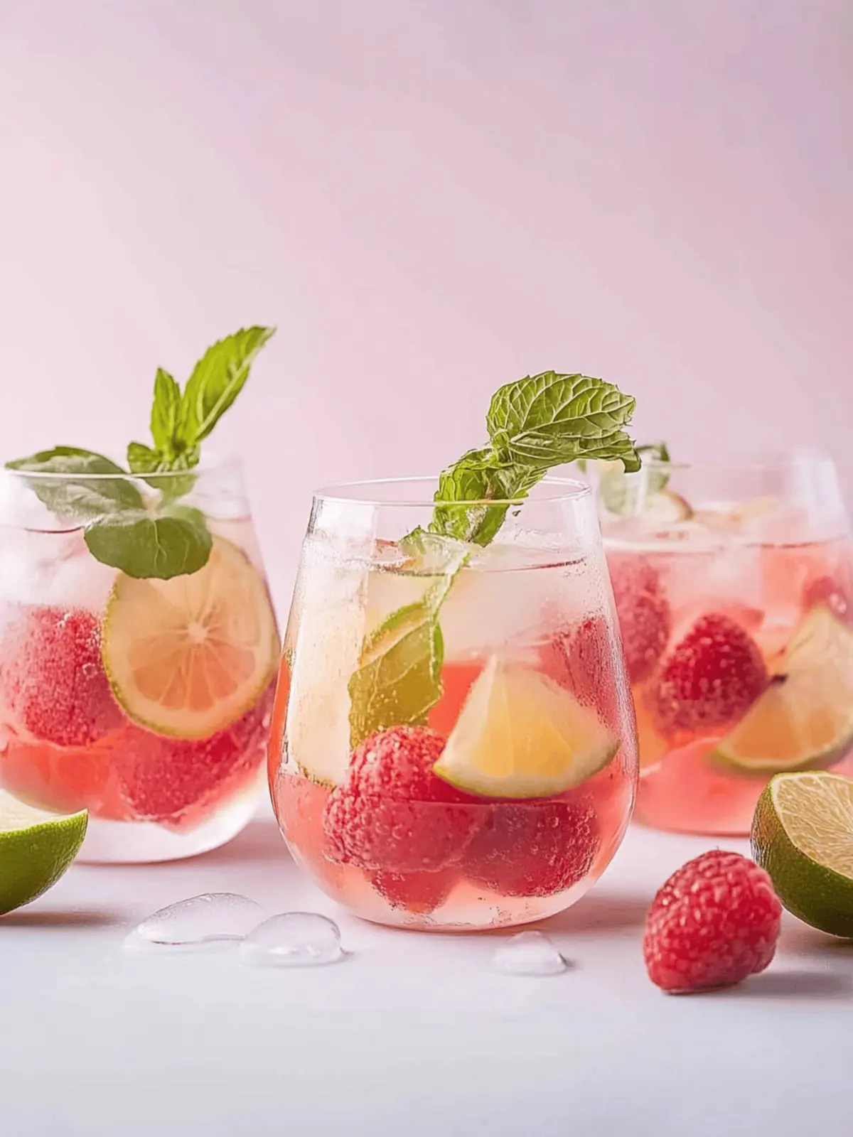 Himbeer-Limette Gin Tonic