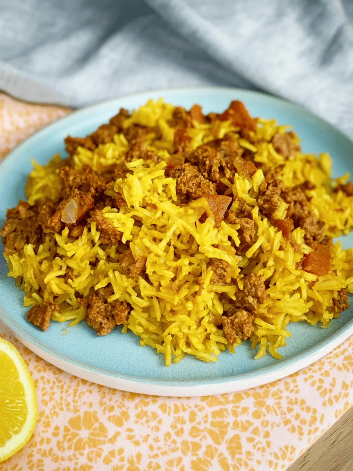 Curryreis mit Hackfleisch