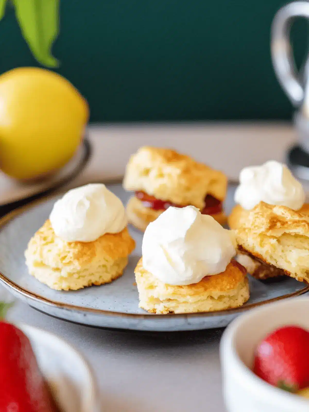 Limonade Scones aus der Heißluftfritteuse: Blitzschnell und Lecker! 4 Limonade Scones aus der Heißluftfritteuse