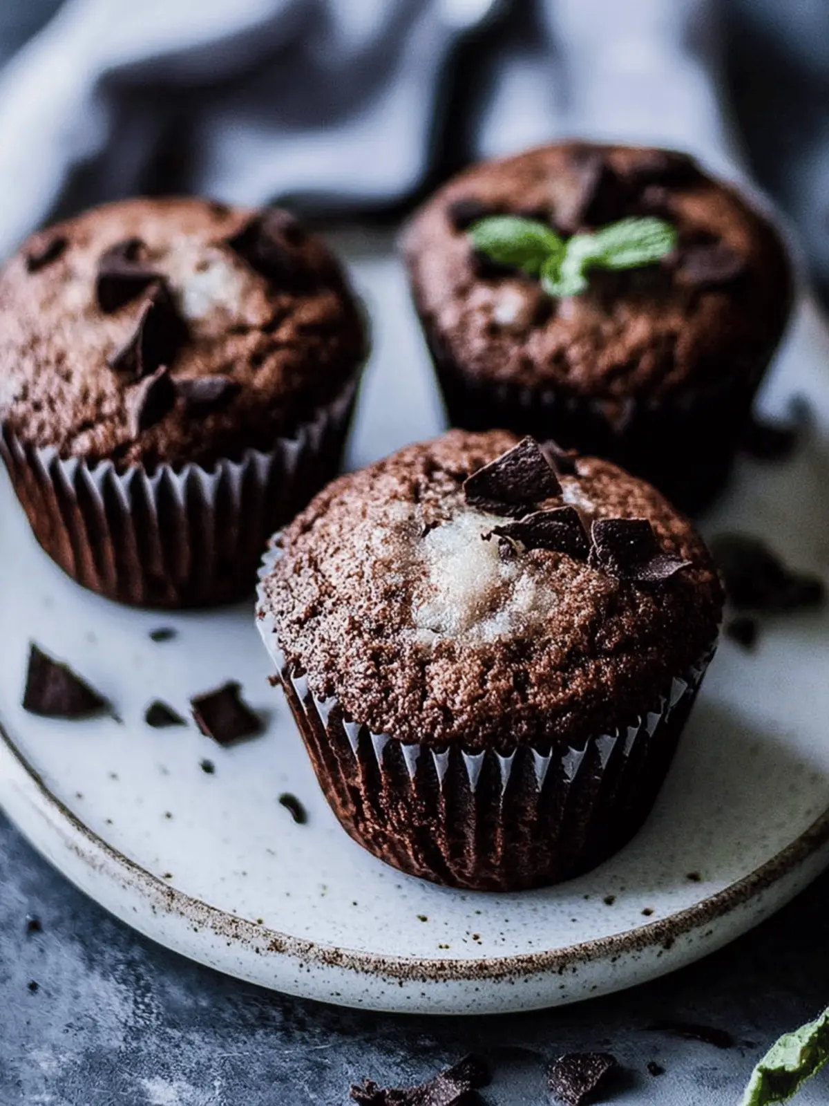Schokoladen Muffins backen: Einfache Genussmomente 4 Schokoladen Muffins backen