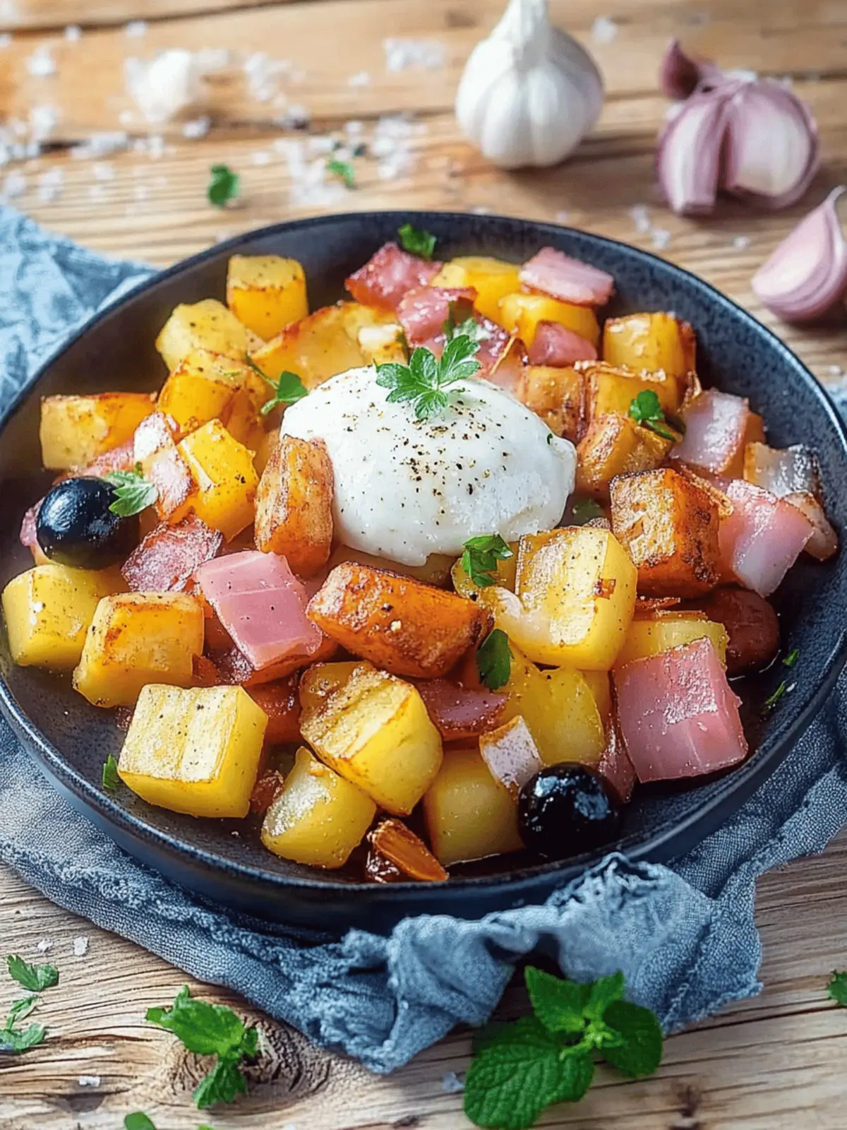 Kartoffel-Leberkäse-Pfanne