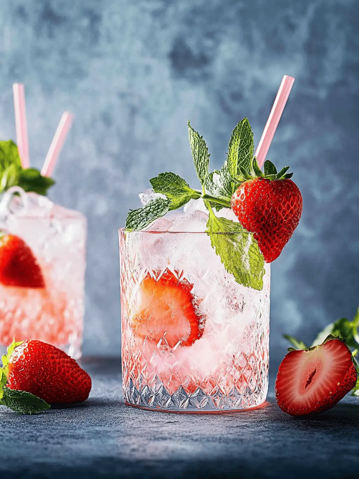 Erdbeer-Mojito Cocktail